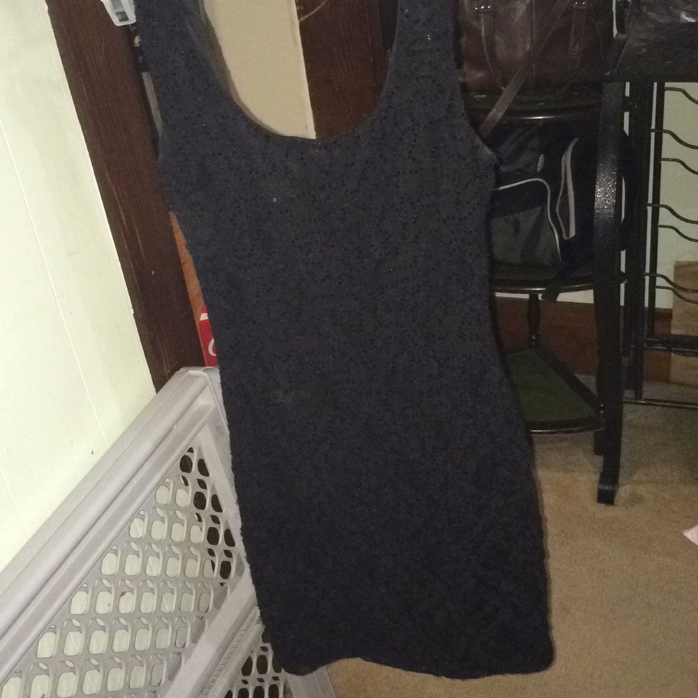Lily Rose black mini dress